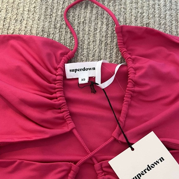 BNWT Superdown valentine strappy bodysuit - Picture 3 of 3